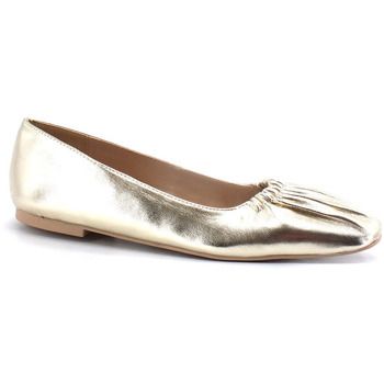 Steve Madden Bailarinas Quaint Ballerina Punta Elastic Oro Gold QUAI01S1 para mujer