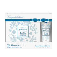 set tntn moms blue belly anti-stretch marks body cream belly 125 ml  set blue belly anti-stretch marks local treatment patch belly 10 pcs