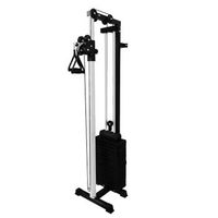maquina de cable de polea para pared - bloque de pesas 80 kg
