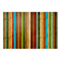 papel pintado 3d - madera multicolor 400x270 cm
