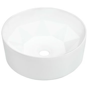 Lavabo De Baño Moderno | Lavabo 36x14 Cm Cerámica Blanco