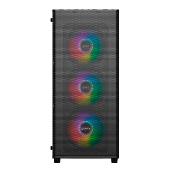 Caja UNYKA Caja ATX Gaming Mir 100 RGB Negro, Transparente