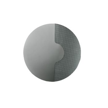 Espejo de pared redondo gris Ø 160 cm