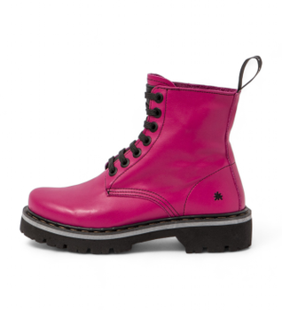 Art para mujer. 1116612O8003_043 Botines de piel 1166 rosa (37), Plano, Cordones, Casual