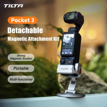 TILTA para DJI Osmo Pocket 3 Kit de montaje de accesorios magnéticos con jaula de protección de cámara de montaje de expansión magnética
