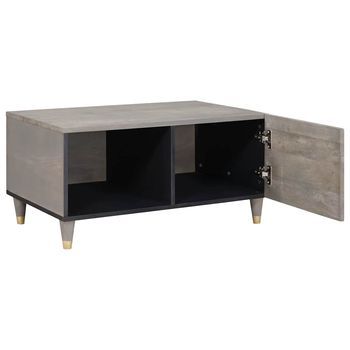 Mesa De Centro 50x80x40 Cm Madera - Gris
