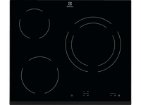 placa vitroceramica - electrolux ehf6231iok 3 zonas zona grande 27 cm 60 negro