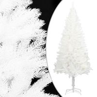 arbol artificial de navidad con hojas realistas blanco 150 cm vidaxl