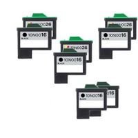 compatible multipack lexmark z602 printer ink cartridges 8 pack -10n0016e