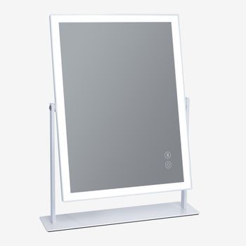 Espejo Maquillaje Con Luz Tocador 30x41cm- Función Bluetooth - Tira De Luces Brillantes