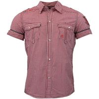 srk camisa manga corta chemise homme cotine para hombre