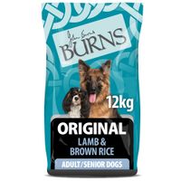 burns adult  senior original - lamb  brown rice - 12kg