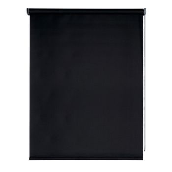 Estor Opaco Moon, Estor Enrollable Blackout Negro, 140 X 250 Cm