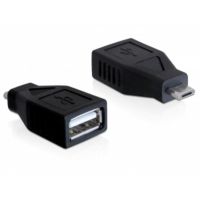 adaptador delock usb 20-a a usb micro-b macho negro