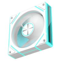 ventilador de enfriamiento inverso hifrost prism8pro de 120mm argb pwm 800-1800 rpm 71cfm con rodamiento hidraulicovent