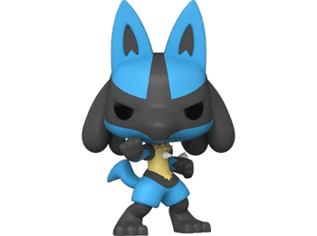 Figura Funko Pop! - Games: Pokémon Lucario, Vinilo, 9 cm