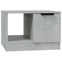 mesa de centro madera de ingenieria gris hormigon 50x50x36 cm vidaxl