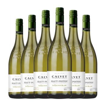 Calvet Vino Blanco Haut-poitou Val Joven 75 Cl 12% Vol. (pack De 6 Unidades)