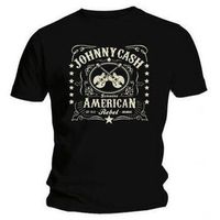 johnny cash camiseta manga larga american rebel para mujer