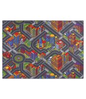big city - alfombra infantil - diseno ciudad