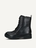 caprice bootie black made of leather without heel size 39