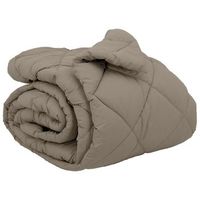 edredon de invierno 240 x 260 cm 450 gsm gris claro vidaxl