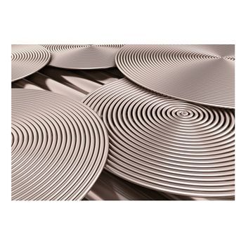 Papel Pintado 3d - Copper Spirals (200x140 Cm)