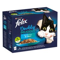 felix as good as it looks - doubly delicious 12 x 100g - fish selection in jelly