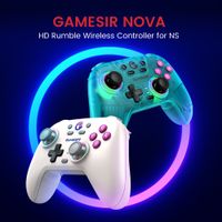 gamesir nova controlador de interruptor inalambrico bluetooth gamepad efecto hall joystick para nintendo switch iphone android telefono pc