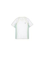 camiseta lacoste sport run-resistant pique tennis blanco hombre