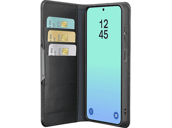 Funda móvil - CellularLine Book Agenda, Para Samsung Galaxy S26, Con tapa, Tarjetero, Cierre magnético, Negro