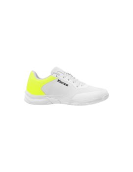 Zapatillas de Balonmano Kempa Kourtfly Three Mujer blanco/amarillo fluor