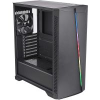 thermaltake h350 tg rgb cristal templado usb 31 negra