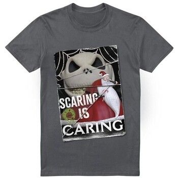 Nightmare Before Christmas Camiseta Scaring Is Caring para hombre