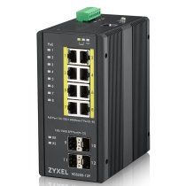 Zyxel RGS200-12P Gestionado L2 Gigabit Ethernet (10/100/1000) EnergÃa sobre Ethernet (PoE) Negro