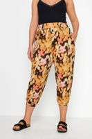yours bombachos capri de flores naranja difuminadas mujer curvy y tallas grandes yours
