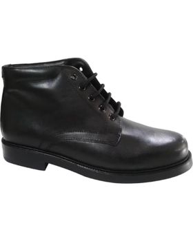 de CALZADOS ALMENA BOTA CABALLERO CORDONES FORRO PIEL NEGRO