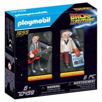 70459 playmobil regreso al futuro marty mcfly y dr emmett brown