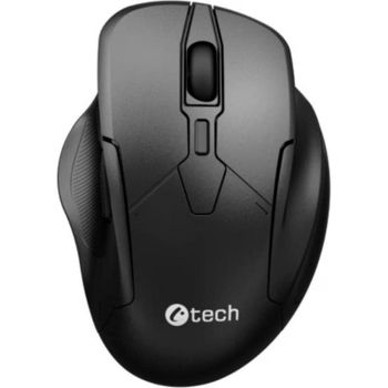 Ratón C-Tech WLM-17BK inalámbrico Bluetooth 5.0 3200 DPI negro ergonómico