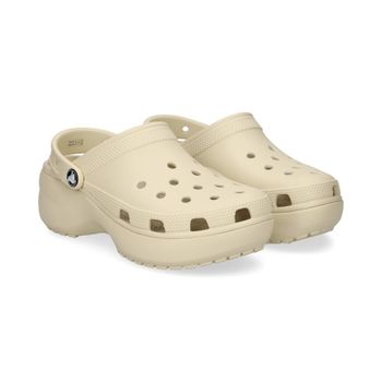 Crocs Zuecos Mujer - Blanco Talla 6
