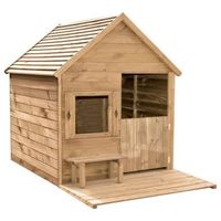 casita infantil de madera 100 tratada con banco heidi soulet