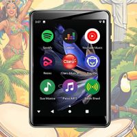 reproductor mp3 pa03 con wi-fi y bluetooth pantalla de 283 720p 2gb de ram octa-core reproductor de musica android con spotify deezer y play store
