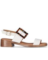 de chika10 sandalia con tacon bajo para mujer binka 04 color b blanco