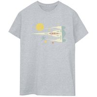 disney camiseta manga larga the mandalorian para mujer