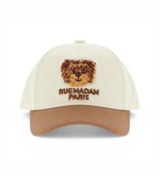 RUE MADAM PARIS para mujer. 1545 Gorra Marvin marrón (OSFA), Casual, Algodón
