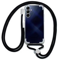 cool carcasa para samsung a155 galaxy a15  a15 5g  m15 5g cordon negro