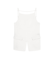 ax armani exchange para mujer xw001952af21555u1003 top sin mangas blanco m casual poliester sin mangas  tirantes