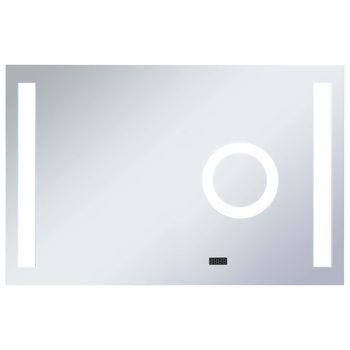 Espejo De Pared De Baño Con Led Y Sensor Táctil 100x60 Cm Vidaxl