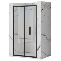 puerta de ducha rea rapid fold black 80