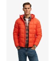 superdry para hombre m5012340a chaqueta box quilt fuji lite naranja m casual nylon reciclado